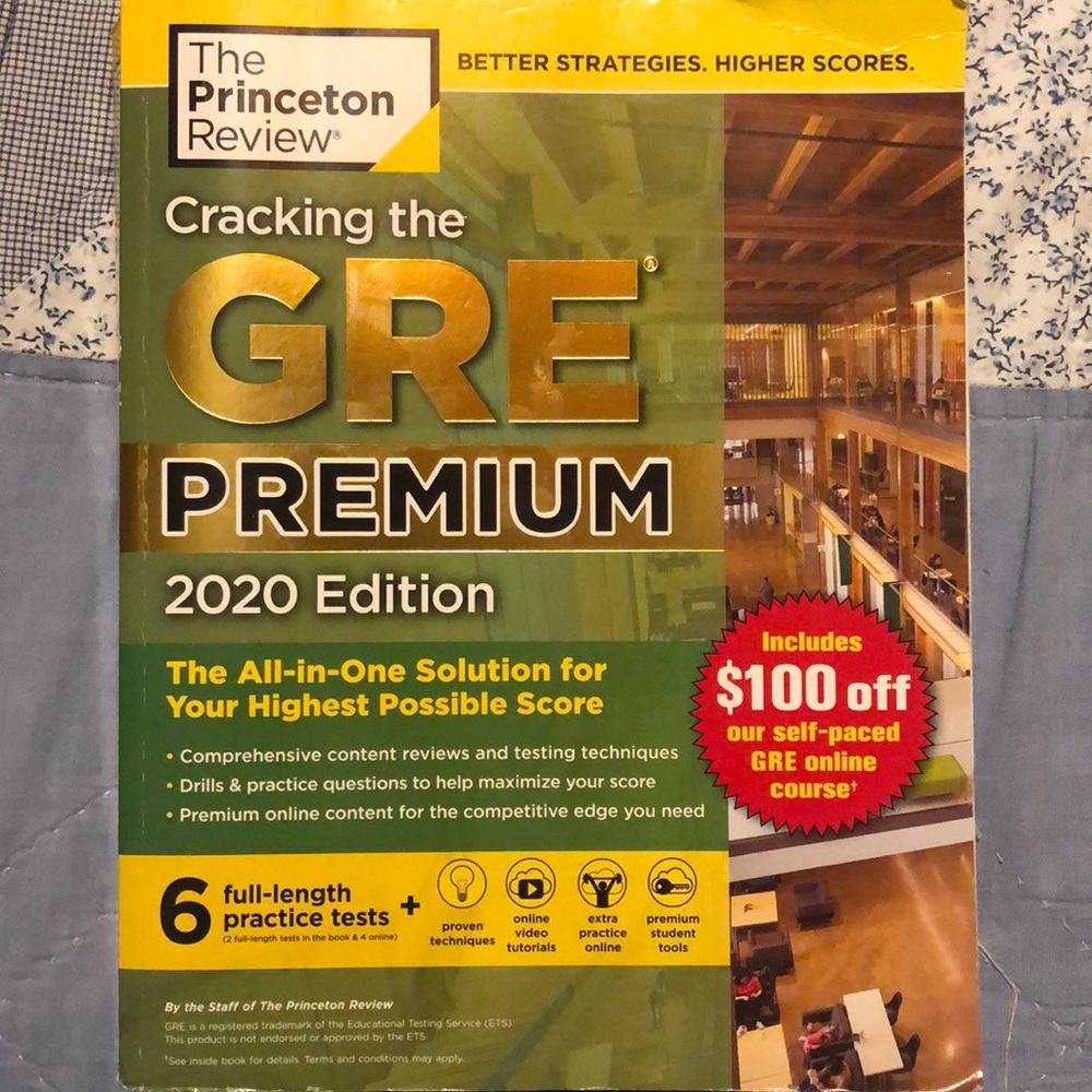Cracking the GRE Premium 2020 Edition